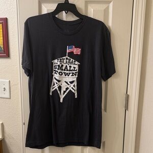 Try That in a Small Town  T-Shirt with American Flag